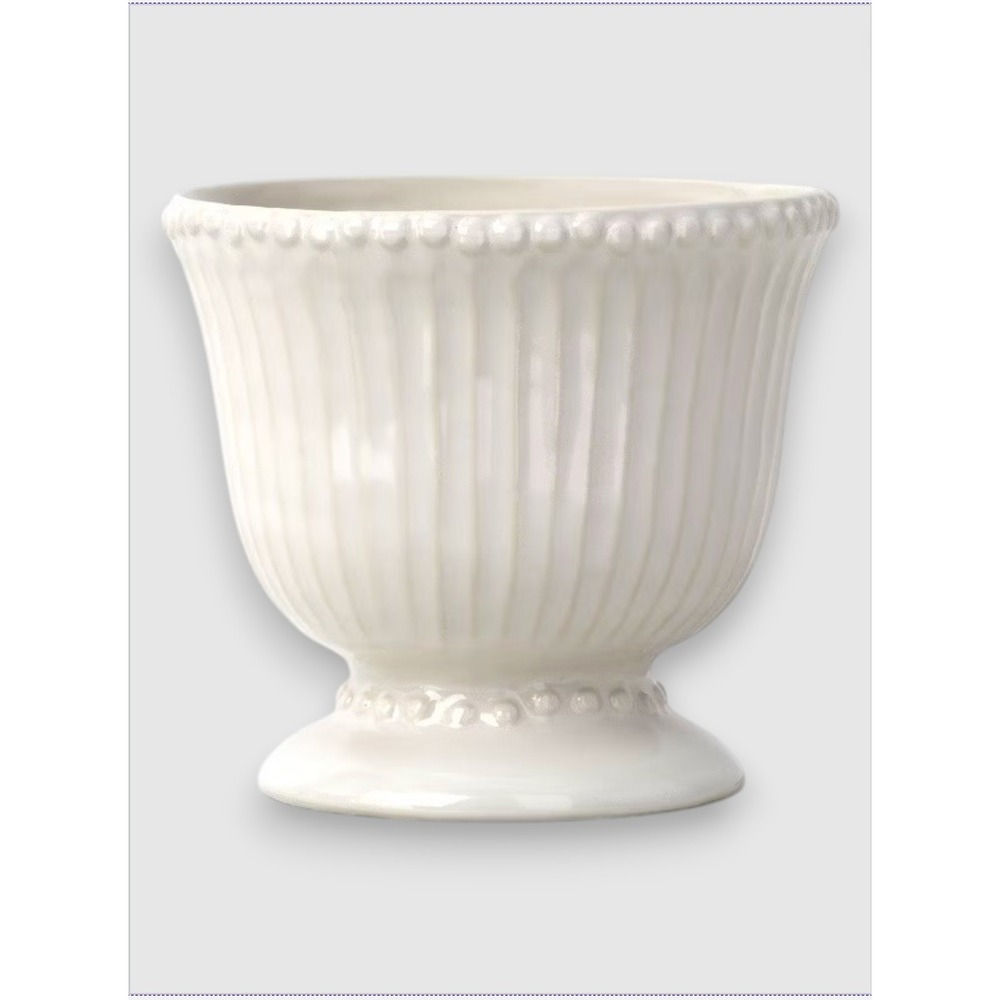 Beaded Ceramic Planter Ivory - Threshold, Target 2026‎